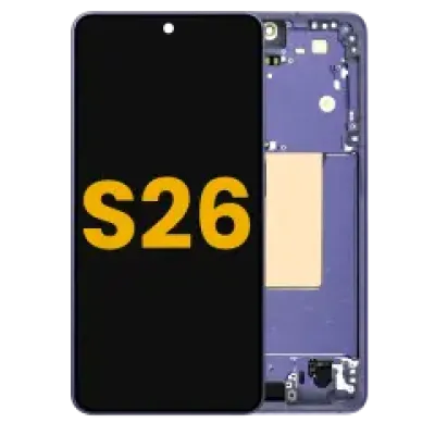 Дисплейний модуль (OLED) з рамкою для Samsung Galaxy S26 5G (US & International) (Refurbished) (Cobalt Violet)