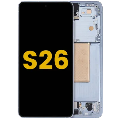 OLED Assembly With Frame For Samsung Galaxy S26 5G (US & International) (Refurbished) (Sky Blue)