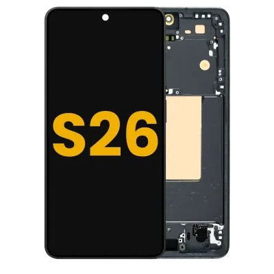 OLED Assembly With Frame For Samsung Galaxy S26 5G (US & International) (Refurbished) (Black)
