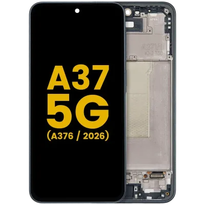 Дисплейний модуль (OLED) з рамкою для Samsung Galaxy A37 5G (A376 / 2026) (Refurbished) (Graygreen)