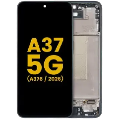 Дисплейний модуль (OLED) з рамкою для Samsung Galaxy A37 5G (A376 / 2026) (Refurbished) (Graygreen)