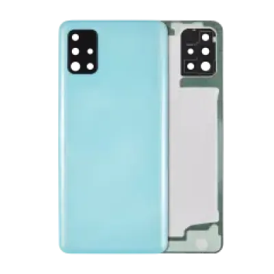 Задня кришка зі склом камери для Samsung Galaxy A51 4G (A515 / 2019) (Service Pack) (Prism Crush Blue)