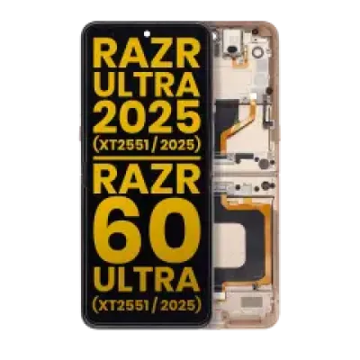 Дисплейний модуль (OLED) з рамкою для Motorola Razr Ultra 2025 (XT2551 / 2025) / Razr 60 Ultra (XT2551 / 2025) (Refurbished) (Mountain Trail)