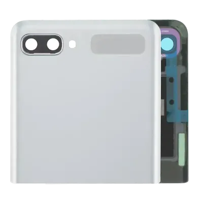 Зовнішній дисплейний модуль (OLED) з рамкою для Samsung Galaxy Z Flip 4G (F700) / Z Flip 5G (F707) (Service Pack) (Mystic White)