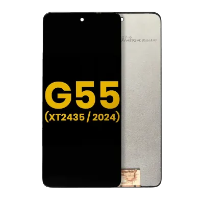 Дисплейний модуль (LCD) без рамки для Motorola Moto G55 5G (XT2435 / 2024) (Refurbished) (усі кольори)