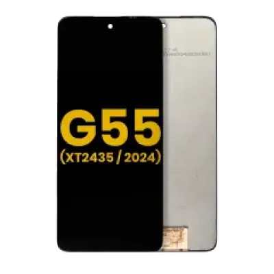 Дисплейний модуль (LCD) без рамки для Motorola Moto G55 5G (XT2435 / 2024) (Refurbished) (усі кольори)