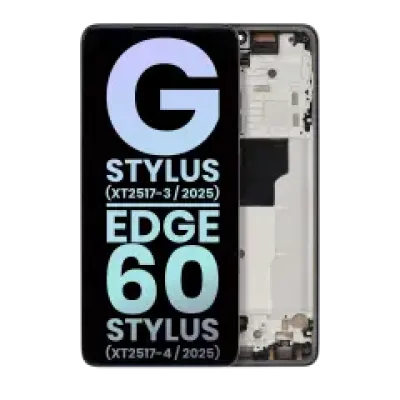 Дисплейний модуль (OLED) з рамкою для Motorola Moto G Stylus 5G (XT2517 / 2025) (Genuine OEM) (Gibraltar Sea)
