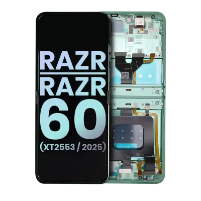 Дисплейний модуль (OLED) з рамкою для Motorola Razr / Razr 60 (XT2553 / 2025) (Genuine OEM) (Spring Bud)