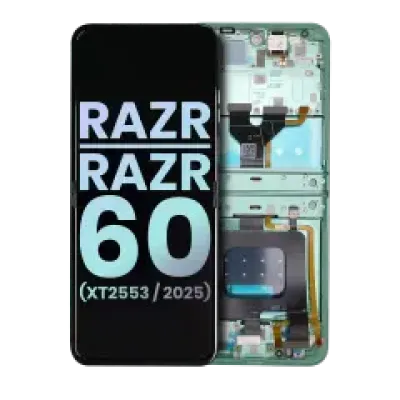 Дисплейний модуль (OLED) з рамкою для Motorola Razr / Razr 60 (XT2553 / 2025) (Genuine OEM) (Spring Bud)