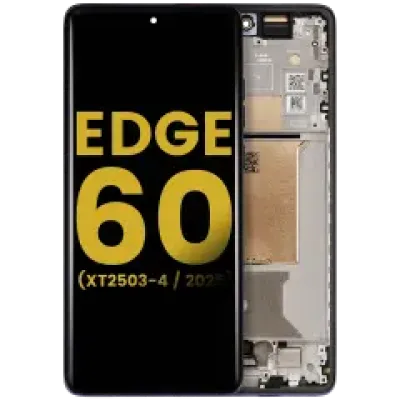 Дисплейний модуль (OLED) з рамкою для Motorola Edge 60 Fusion (XT2503-4 / 2025) (Refurbished) (Slipstream)