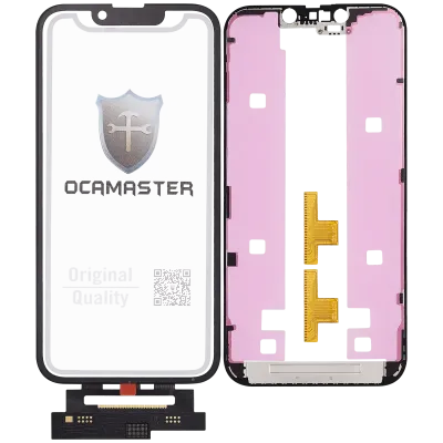OCA Master 4-in-1 Short Flex (Digitizer Touch With Glass + OCA + Frame Pre-installed) For iPhone 14