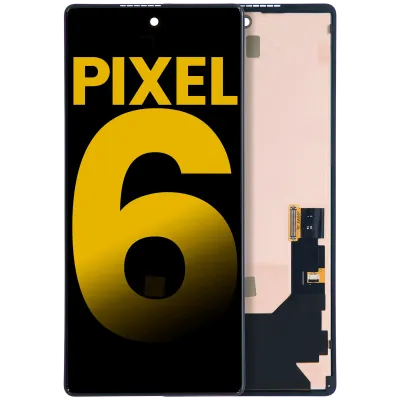 Дисплейний модуль (OLED) з рамкою без датчика відбитків для Google Pixel 6 (Refurbished) (усі кольори)