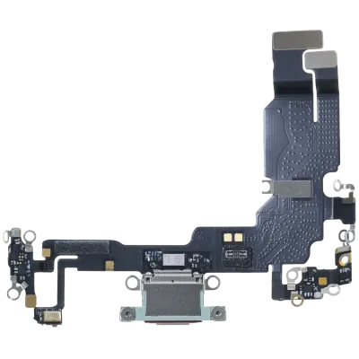 Charging Port Flex Cable For iPhone 15 (Genuine OEM) (Green)