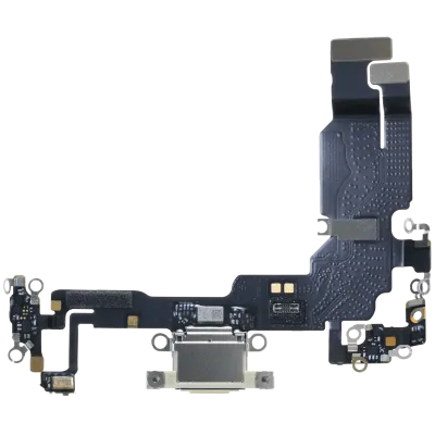 Charging Port Flex Cable For iPhone 15 (Genuine OEM) (Yellow)