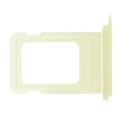 Single SIM Card Tray For iPhone 15 / 15 Plus (Genuine OEM) (Yellow)