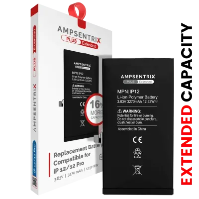 Акумулятор для iPhone 12 / 12 Pro (клас Plus Extended)