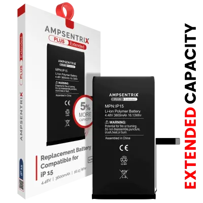 Акумулятор для iPhone 15 (клас Plus Extended)