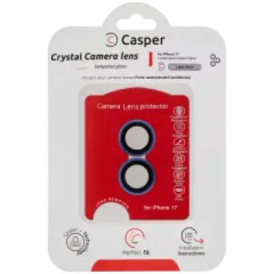 Захист скла камери Casper для iPhone 17 (Light Blue) (прозоре)