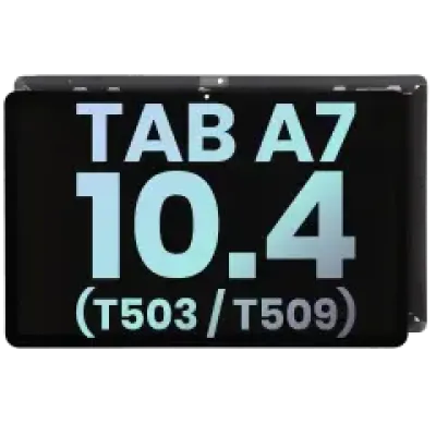 Дисплейний модуль для Samsung Galaxy Tab A7 10.4" (T503 / T509) (2022) без рамки (Service Pack) (чорний)