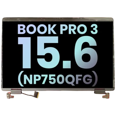 Повний дисплейний модуль (LCD) для Samsung Galaxy Book 3 Pro 15.6" (NP750QFG Series) (Service Pack) (чорний)