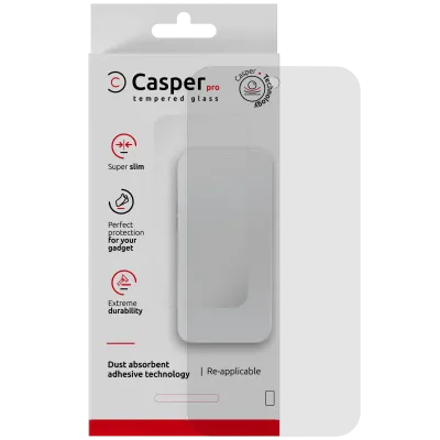 Загартоване скло Casper Pro для Google Pixel 10 Pro XL / 11 Pro XL (Retail Packaging) (прозоре)