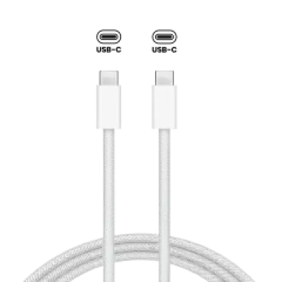 Плетений кабель зарядки Apple USB-C — USB-C 240 Вт для MacBook Pro / MacBook Air / iPad Pro (2 м / 6 фт) (новий оригінал, оптова упаковка)