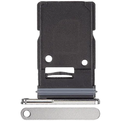 Single Sim Card Tray For Samsung Galaxy Z Fold 7 (Premium) (Silver Shadow)