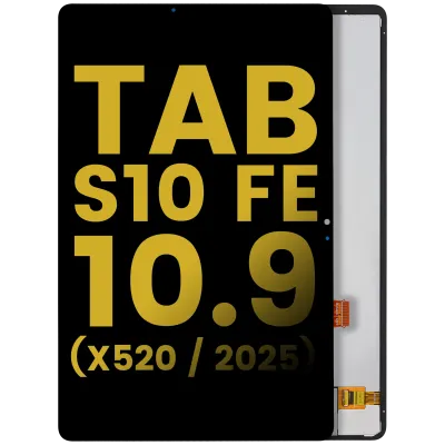 Дисплейний модуль (LCD) без рамки для Samsung Galaxy Tab S10 FE 10.9" (X520) (2025) (Refurbished) (чорний)