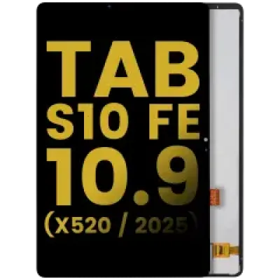 Дисплейний модуль (LCD) без рамки для Samsung Galaxy Tab S10 FE 10.9" (X520) (2025) (Refurbished) (чорний)