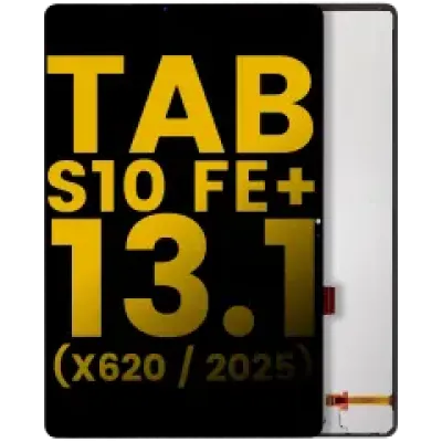 Дисплейний модуль (LCD) без рамки для Samsung Galaxy Tab S10 FE Plus 13.1" (X620 / 2025) (Refurbished) (чорний)