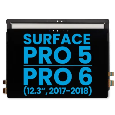 LCD Assembly With Digitizer For Microsoft Surface Pro 5 (1796) / Surface Pro 6 (1807) (Aftermarket) (Black)