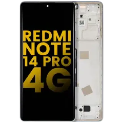 Дисплейний модуль (OLED) з рамкою для Xiaomi Redmi Note 14 Pro 4G (Refurbished) (Ocean Blue)