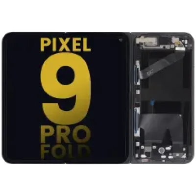 Внутрішній дисплейний модуль (OLED) з рамкою для Google Pixel 9 Pro Fold (Refurbished) (Obsidian)