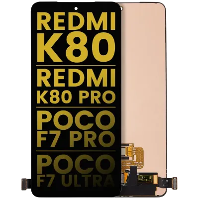 Дисплейний модуль (OLED) без рамки для Xiaomi Redmi K80 / K80 Pro / Poco F7 Pro / Poco F7 UItra (Refurbished) (всі кольори)