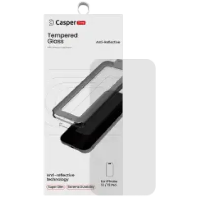 Захисне скло Casper Snap для iPhone 12 / 12 Pro (Retail Packaging) (AR Clear)