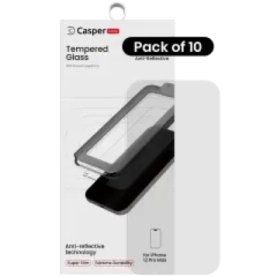 Захисне скло Casper Snap для iPhone 12 Pro Max (10 шт) (AR Clear)