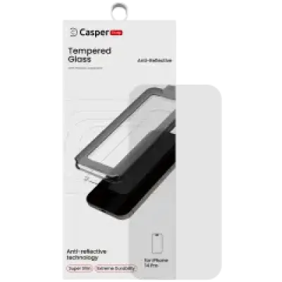 Захисне скло Casper Snap для iPhone 14 Pro (Retail Packaging) (AR Clear)