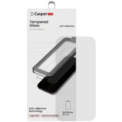 Захисне скло Casper Snap для iPhone 15 / 16 (Retail Packaging) (AR Clear)