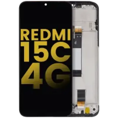 Дисплейний модуль (LCD) з рамкою для Xiaomi Redmi 15C 4G / Poco C85 (Refurbished) (всі кольори)