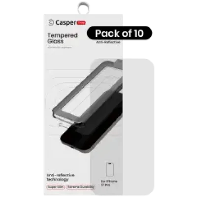 Захисне скло Casper Snap для iPhone 17 Pro / 18 Pro (10 шт) (AR Clear)