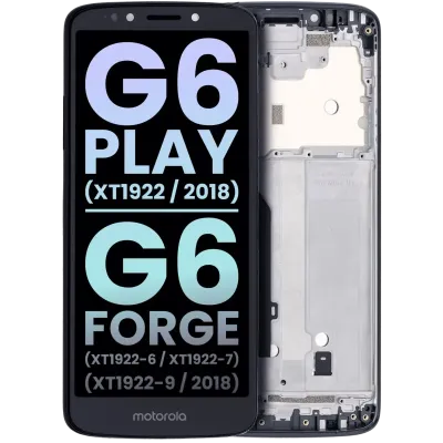 Дисплейний модуль (LCD) з рамкою для Motorola Moto G6 Play (XT1922 / 2018) / G6 Forge (XT1922-6 / XT1922-7 / XT1922-9 / 2018) (US Version) (Genuine OEM) (золотий)