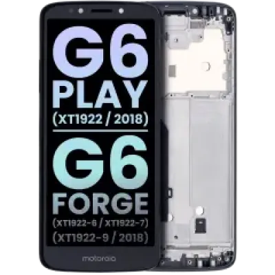 Дисплейний модуль (LCD) з рамкою для Motorola Moto G6 Play (XT1922 / 2018) / G6 Forge (XT1922-6 / XT1922-7 / XT1922-9 / 2018) (US Version) (Genuine OEM) (золотий)
