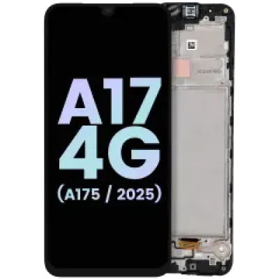Дисплейний модуль (OLED) з рамкою для Samsung Galaxy A17 4G (A175 / 2025) (Service Pack) (All Colors)