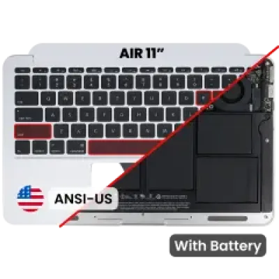 Топкейс з акумулятором і клавіатурою (ANSI US) для MacBook Air 11" A1465 (2013-2015) (Used OEM Pull: Grade A)