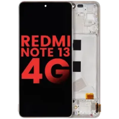 Дисплейний модуль (OLED) з рамкою для Xiaomi Redmi Note 13 4G (Aftermarket Plus) (Ocean Sunset)