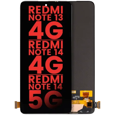Дисплейний модуль (OLED) без рамки для Xiaomi Redmi Note 13 4G / Note 14 4G / Note 14 5G (International Version) (Aftermarket Plus) (всі кольори)