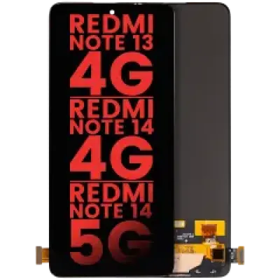 Дисплейний модуль (OLED) без рамки для Xiaomi Redmi Note 13 4G / Note 14 4G / Note 14 5G (International Version) (Aftermarket Plus) (всі кольори)