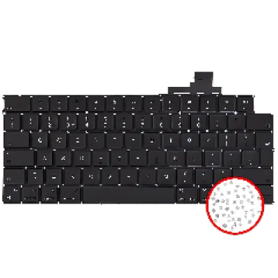 Клавіатура з підсвіткою та гвинтами для MacBook Air 13" (A2681 / Mid 2022) (UK English)
