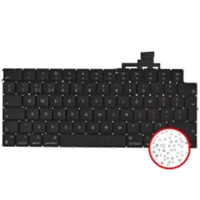 Клавіатура з підсвіткою та гвинтами для MacBook Air 13" (A3113 / Mid 2024) (UK English)