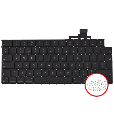 Keyboard W/ Backlight & Screws For MacBook Air 15" (A3114 / Mid 2024) (UK English)
